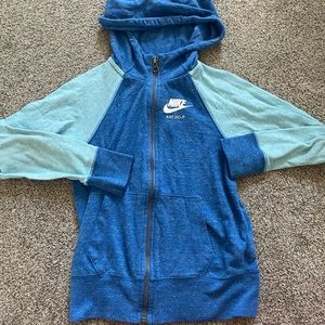 Nike kids zip up sweatshirt